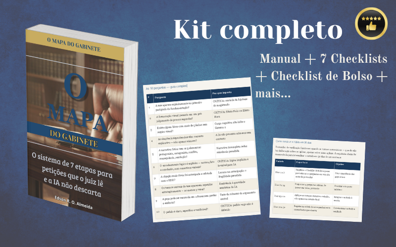 Kit O Mapa do Gabinete — Manual das 7 etapas, checklists e materiais de apoio